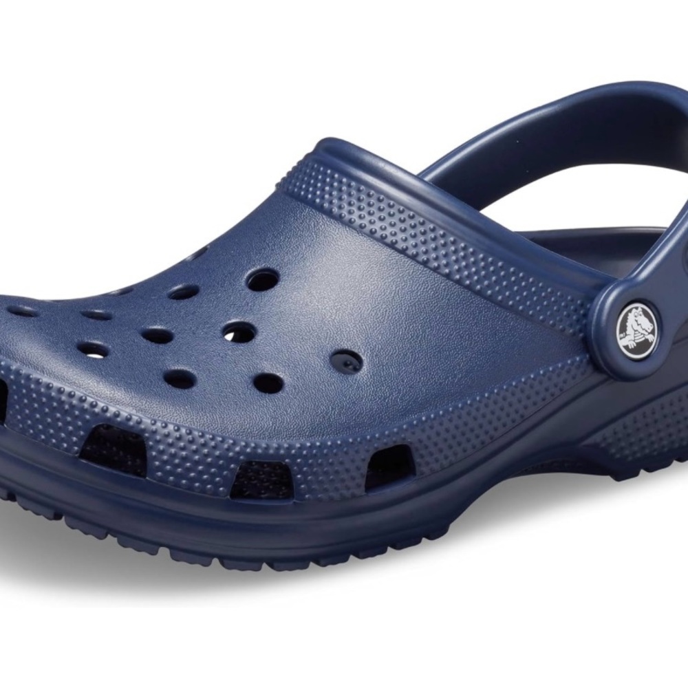CROCS  Classic Rubber Clogs Navy Blue Size M(4) W(6) NWT - Picture 6 of 9